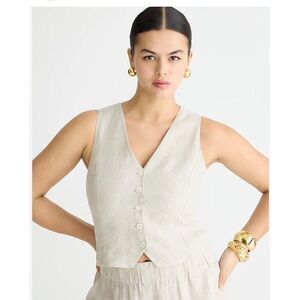 Christian Soriano Womens Size 10‎ Single Breasted Beige 6Button Front
